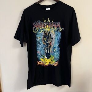 Santana Luminosity Tour 2016 Graphic T-shirt Size Large Cotton Band Tee